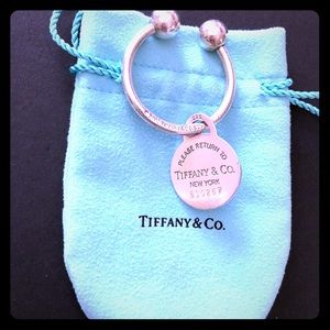 Tiffany & Co. sterling silver keychain